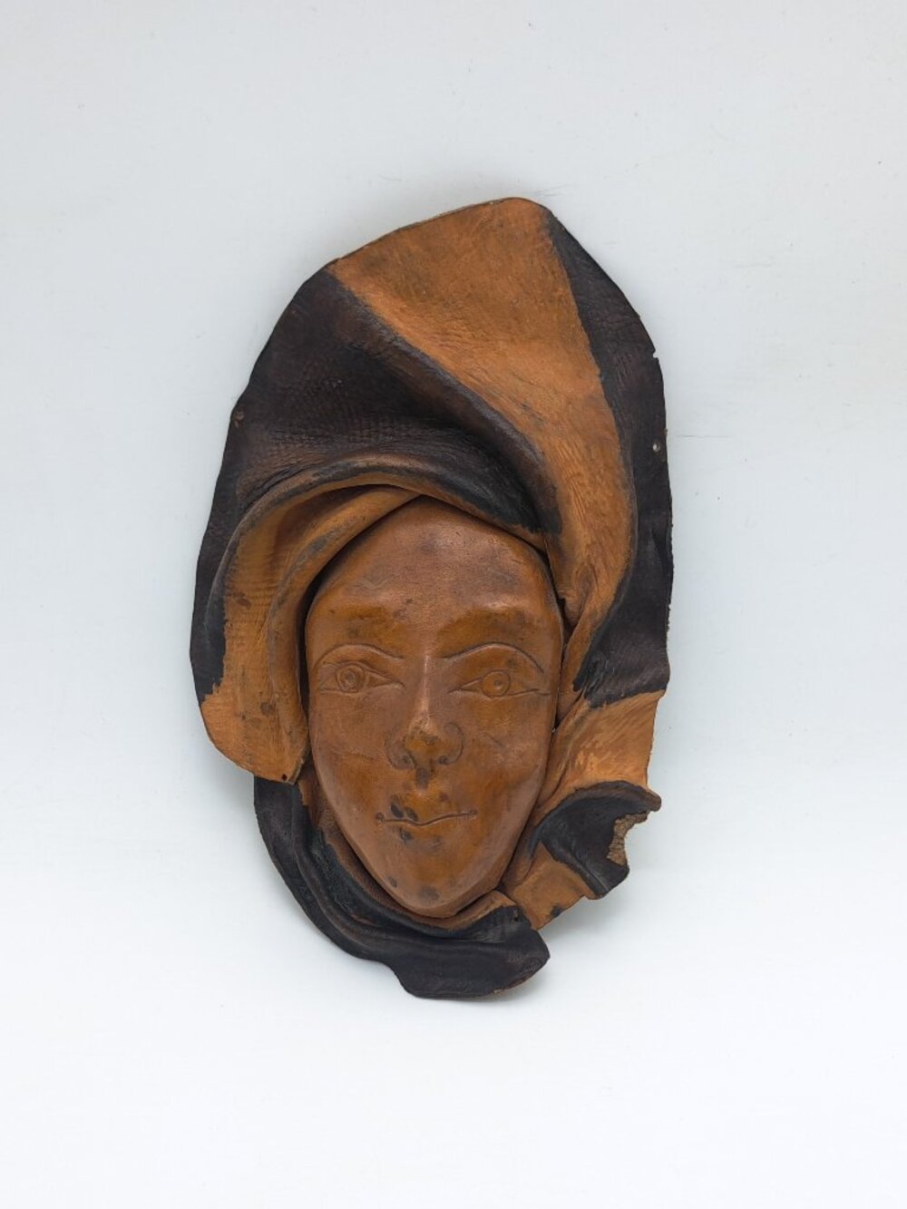 Saharan Leather Wall Mask